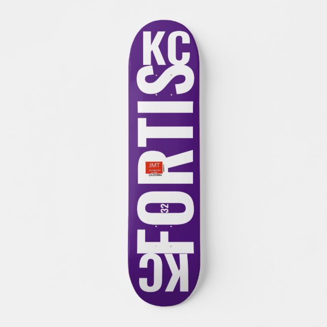 Skateboard KC FORTIS Skateboard, 77/7" Deck (Anverso )