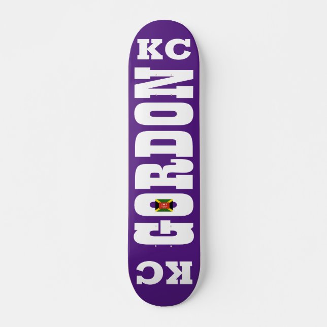 Skateboard KC GORDON Skateboard, 73/7" Deck (Anverso )