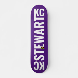 Skateboard KC STEWART Patineta, Deck de 7¾"