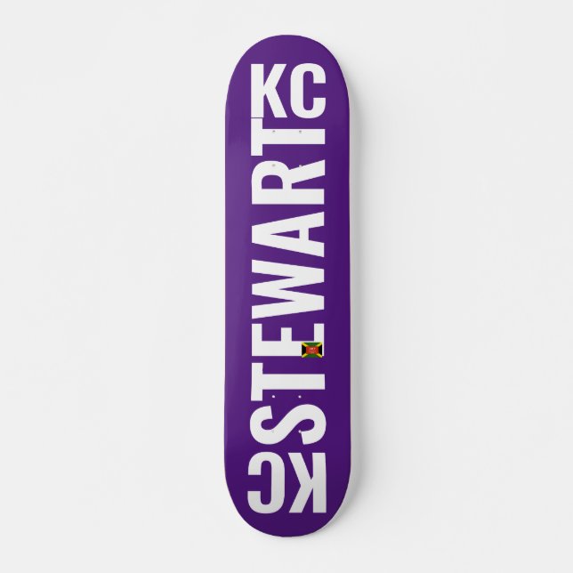 Skateboard KC STEWART Skateboard, 77/3" Deck (Anverso )