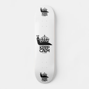 SKATEBOARD KEEP CALM NO WORDS BY MASANSER
