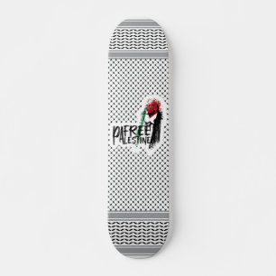Skateboard Keffiyeh Palestina Libre