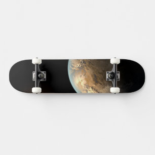 Skateboard Kepler-186f Orbitando Una Estrella Distante.