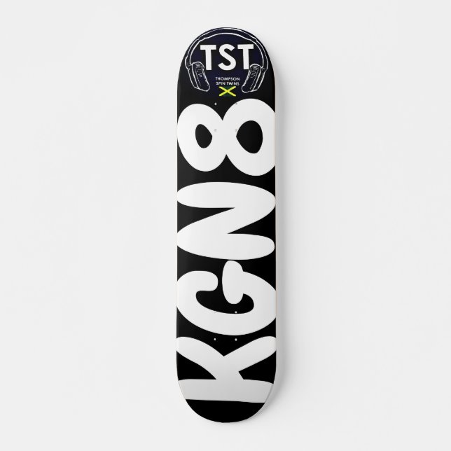 Skateboard KGN 8 JMT 7 Placa para patinaje de 3/4" (Anverso )