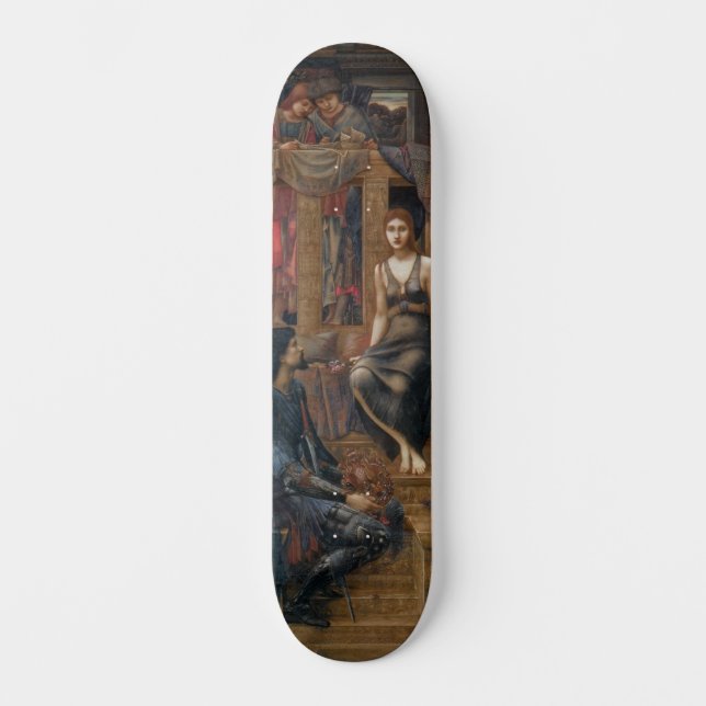 Skateboard King Cophetua y la niñera mendigo (de Burne-Jones) (Anverso)