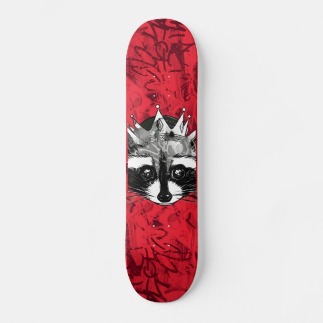 Skateboard King Raccoon (Anverso)