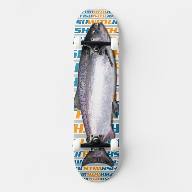 Skateboard King Salmon (Anverso)