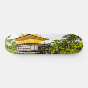 Skateboard Kinkaku-ji, el pabellón dorado, Kioto