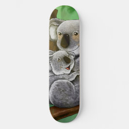 Skateboard Koala y bebé lindos
