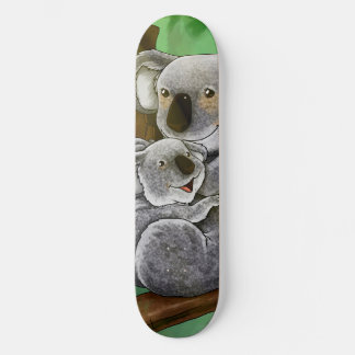 Skateboard Koala y bebé lindos