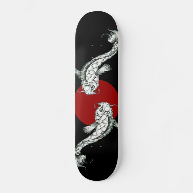Skateboard Koi (Anverso)