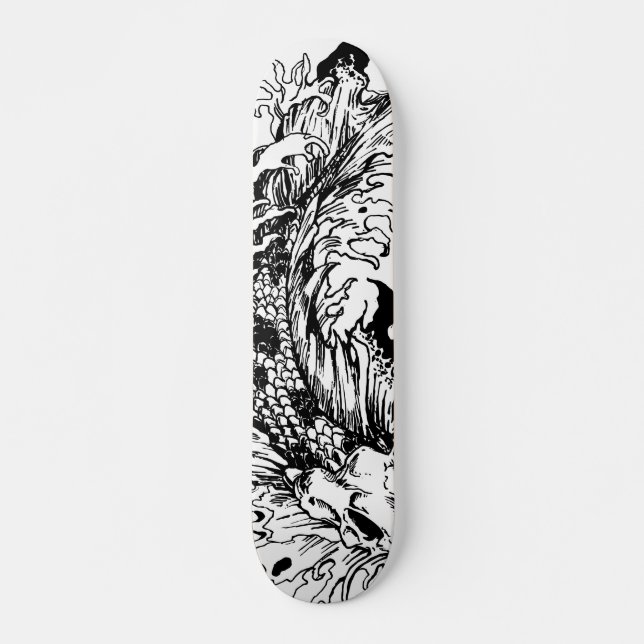 Skateboard Koi Carpa (Anverso )