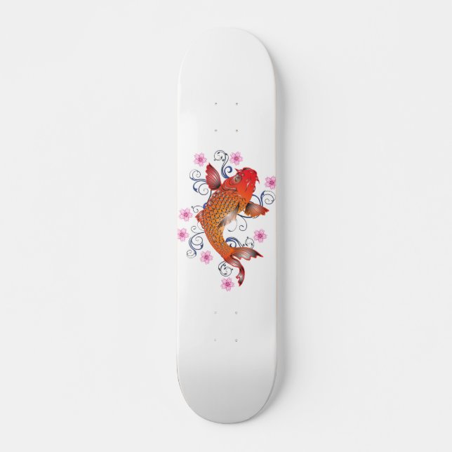 Skateboard Koi Fish (Anverso )