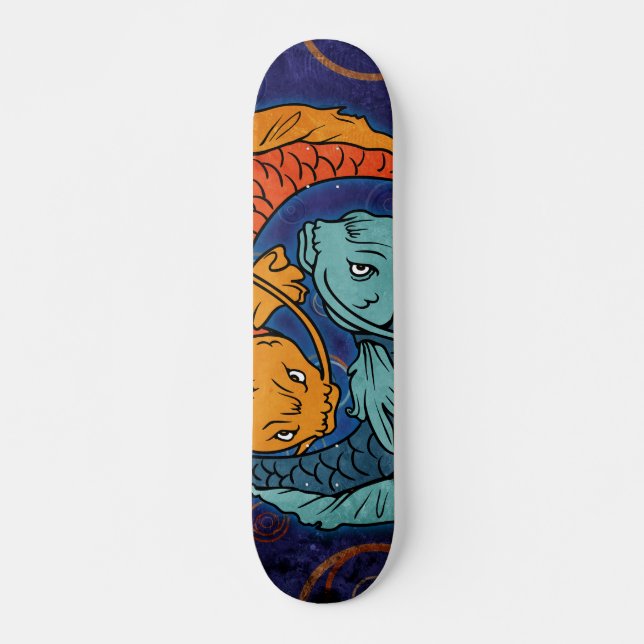 Skateboard Koi Fish (Anverso )