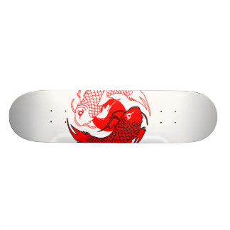 Skateboard Koi Fish: Punto Rojo