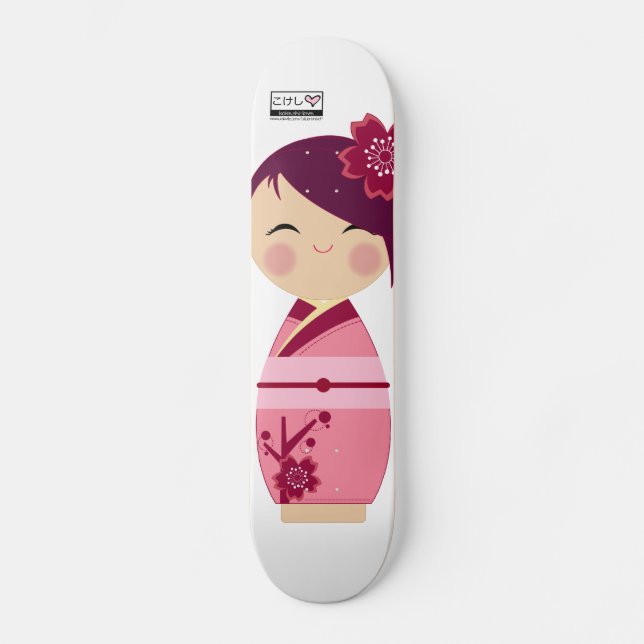 Skateboard Kokeshi Sakura Sk8board (Anverso)