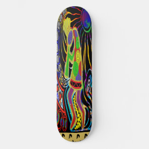 Skateboard Kokopelli