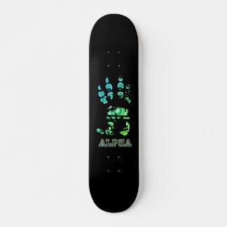 Skateboard Kong Smash Ape Palm Hand Print