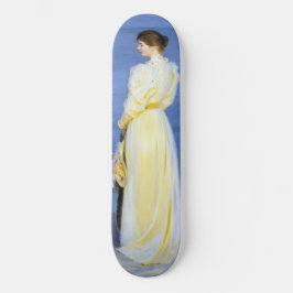 Skateboard Kroyer - Esposa y perro del artista cerca de la co