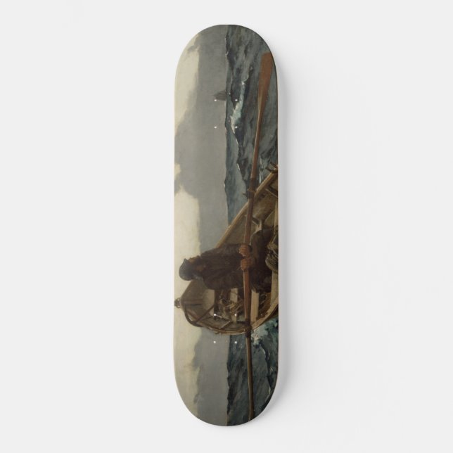 Skateboard La advertencia de niebla (de Winslow Homer) (Anverso)