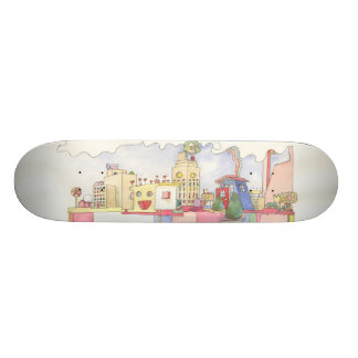 Skateboard La arquitectura es cubierta del sueño de la