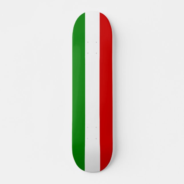 Skateboard La bandera de Italia (Anverso )