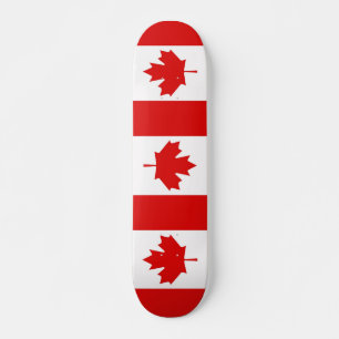 Skateboard La bandera de la hoja de arce de Canadá