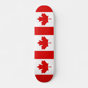 Skateboard La bandera de la hoja de arce de Canadá