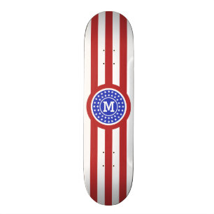 Skateboard La bandera de los E.E.U.U. inspiró los monopatine