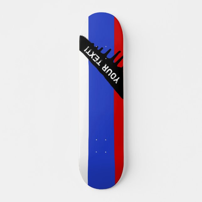 Skateboard La bandera del ruso (Anverso )