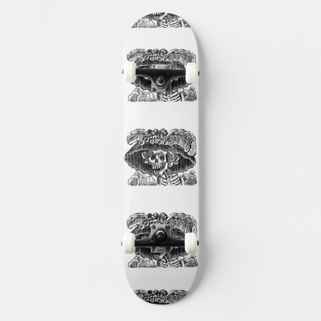 Skateboard La Calavera Catrina (Anverso)