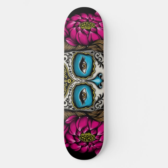Skateboard La Calavera Catrina (Anverso)
