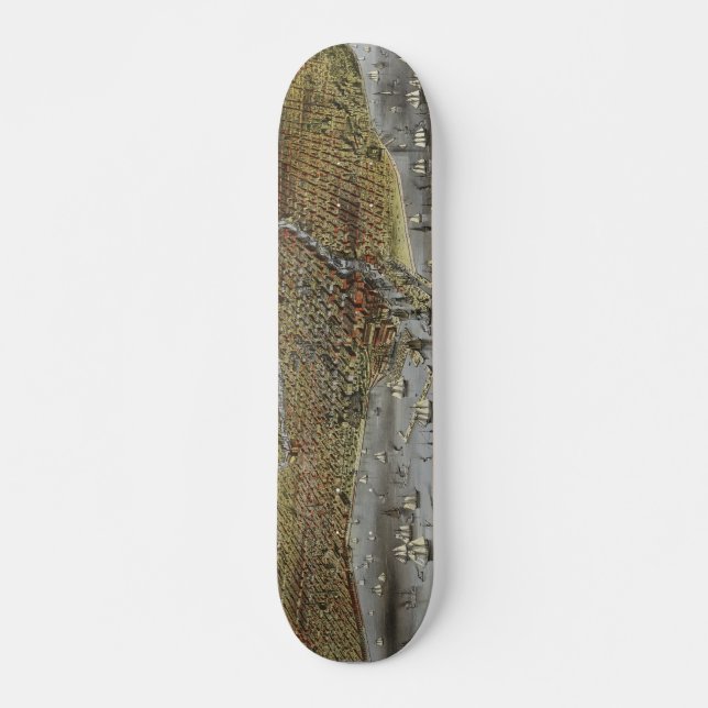 Skateboard La ciudad de Chicago Illinois desde 1874 (Anverso )