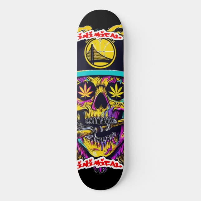 Skateboard La ciudad hostil (Anverso)