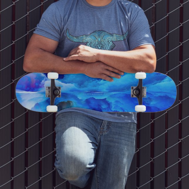 Skateboard La colección de arte en la nube de SlipperyJoe es  (Exterior 3)