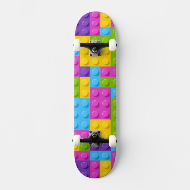 Skateboard La construcción plástica bloquea el modelo (Anverso)