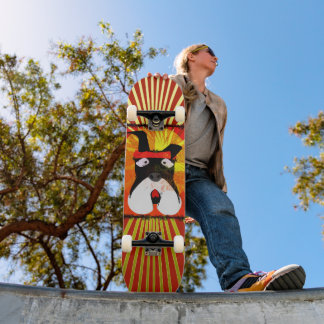 Skateboard La corteza del perro
