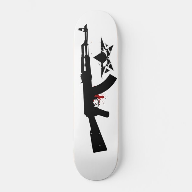 Skateboard La cubierta AK-47 de Skuil.ly (Anverso)