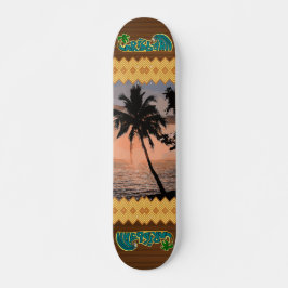 Skateboard La escena del Caribe de la palma