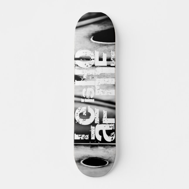 Skateboard la hoja es el hogar (Anverso )