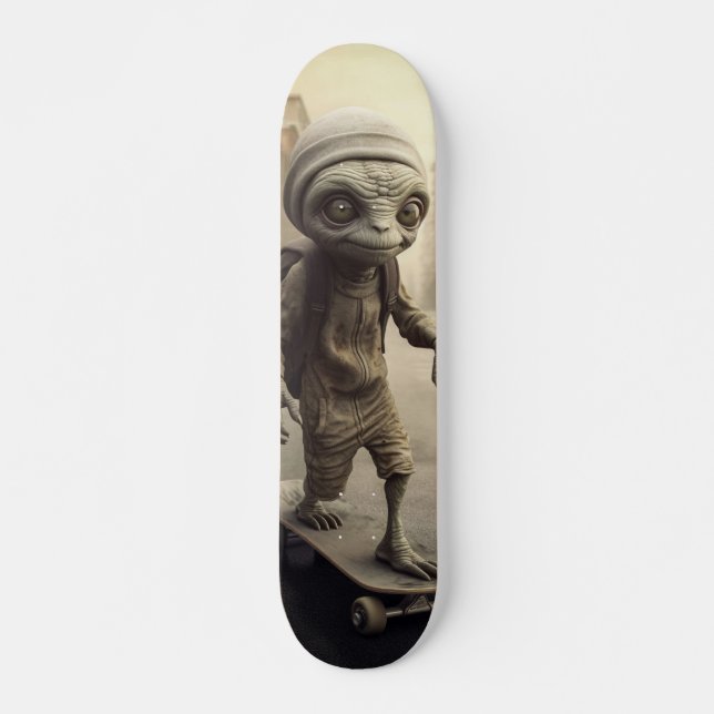 Skateboard La invasión extranjera en las ruedas (Anverso )