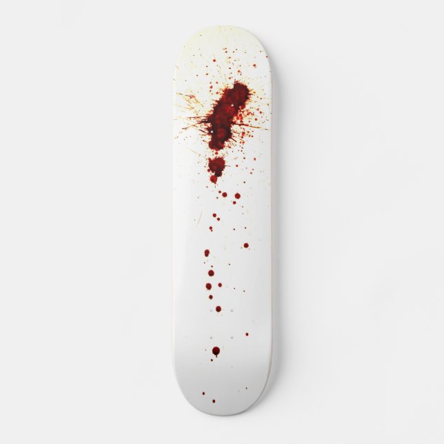 Skateboard La mancha de sangre en la pared (Anverso)