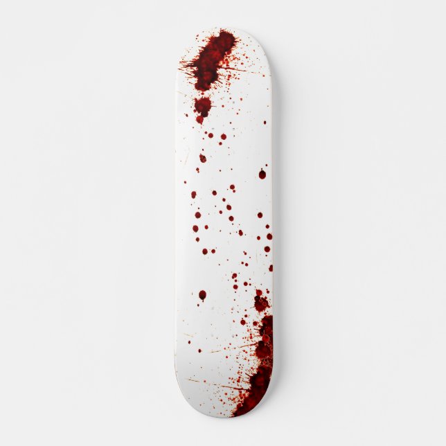 Skateboard La mancha de sangre en la pared (Anverso )