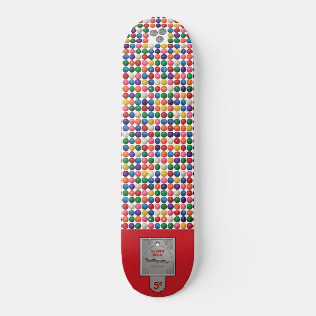 Skateboard La Máquina Gumball (Anverso)