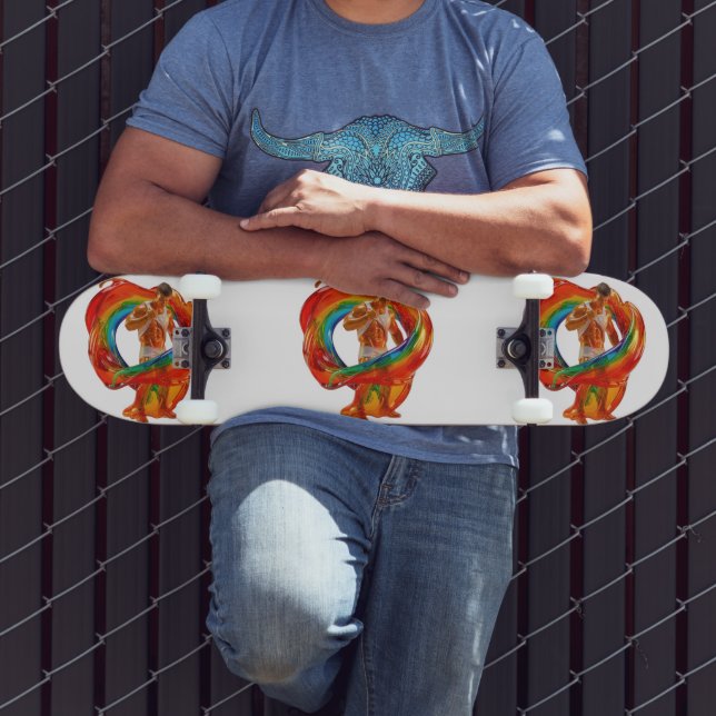 Skateboard La masculinidad temática Pride moderna y llamativa (Exterior 3)