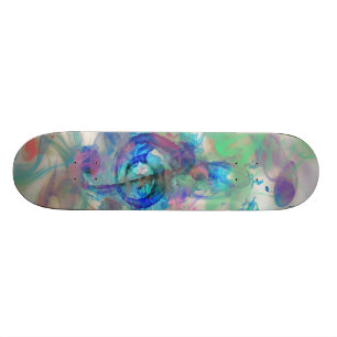 Skateboard La música colorida fresca observa imagen de los