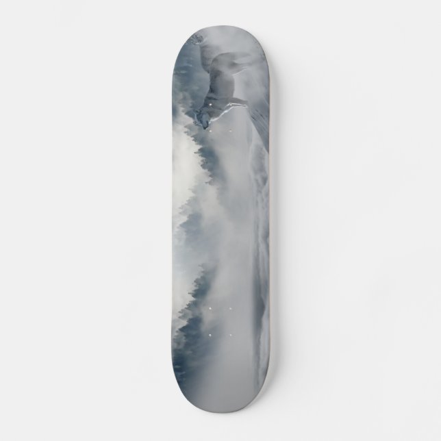 Skateboard La niebla del lobo (Anverso)