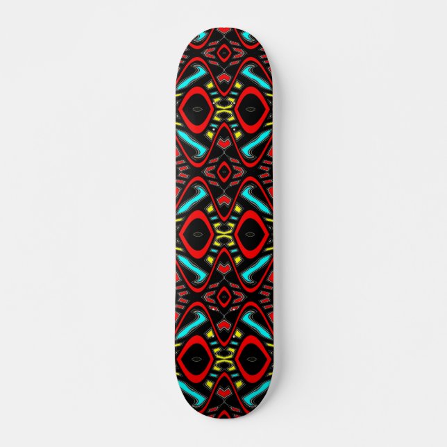 Skateboard La ola roja (Anverso )