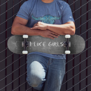 Skateboard La pizarra sucia oscura de SlipperyJoe's Me gustan