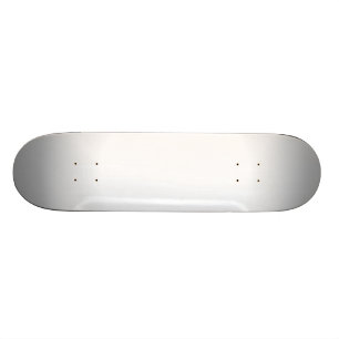 Skateboard La plata y la parte radial blanca se descoloran
